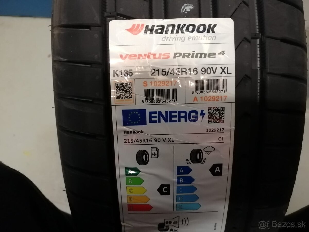 215/45 R16 90V Hankook Ventus Prime 4 K135