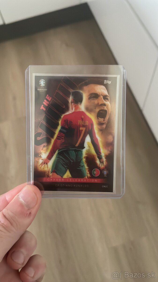 Ronaldo Euro 2024 Topps career celebration