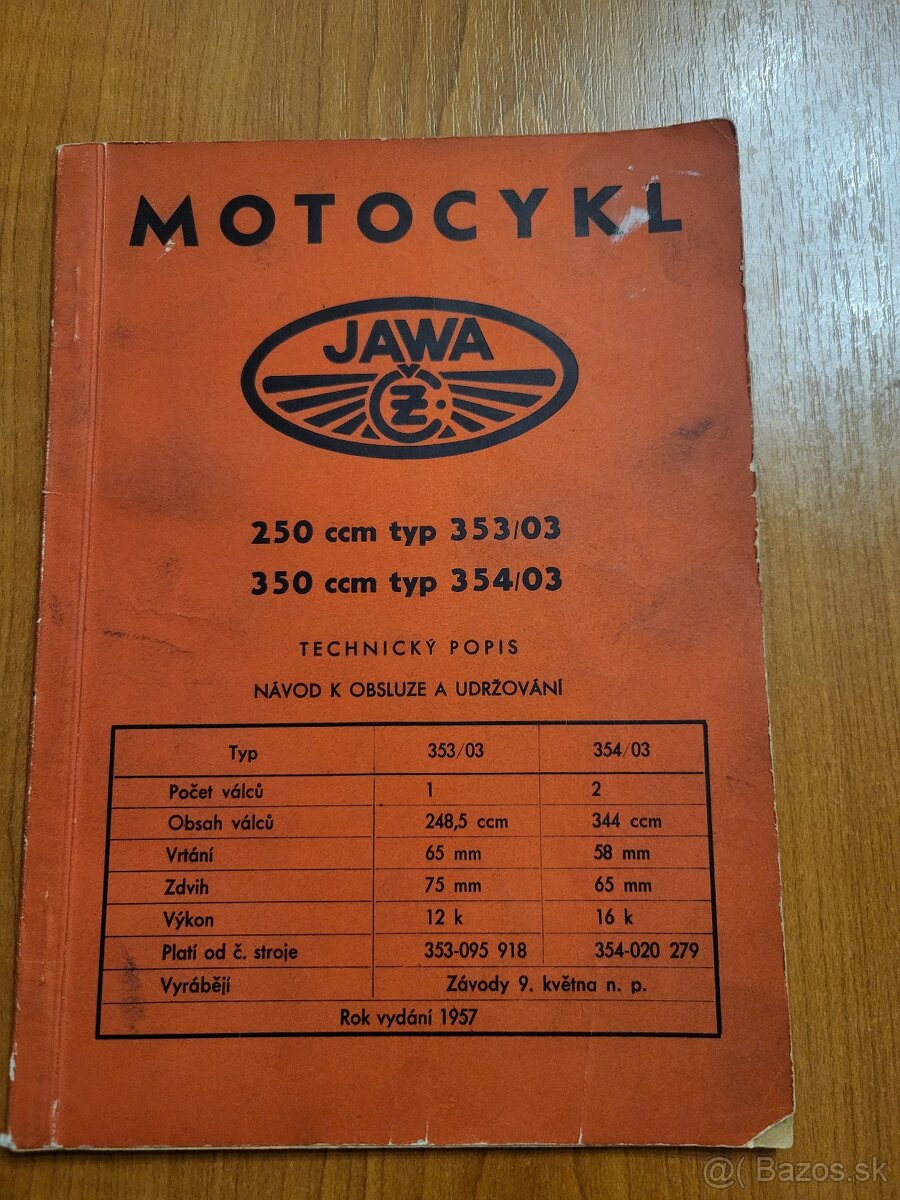 Motocykl JAWA