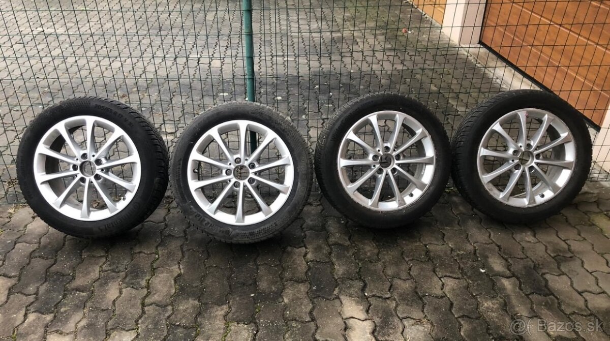 Predám orginál zimné kolesa mercedes 205/55 r17