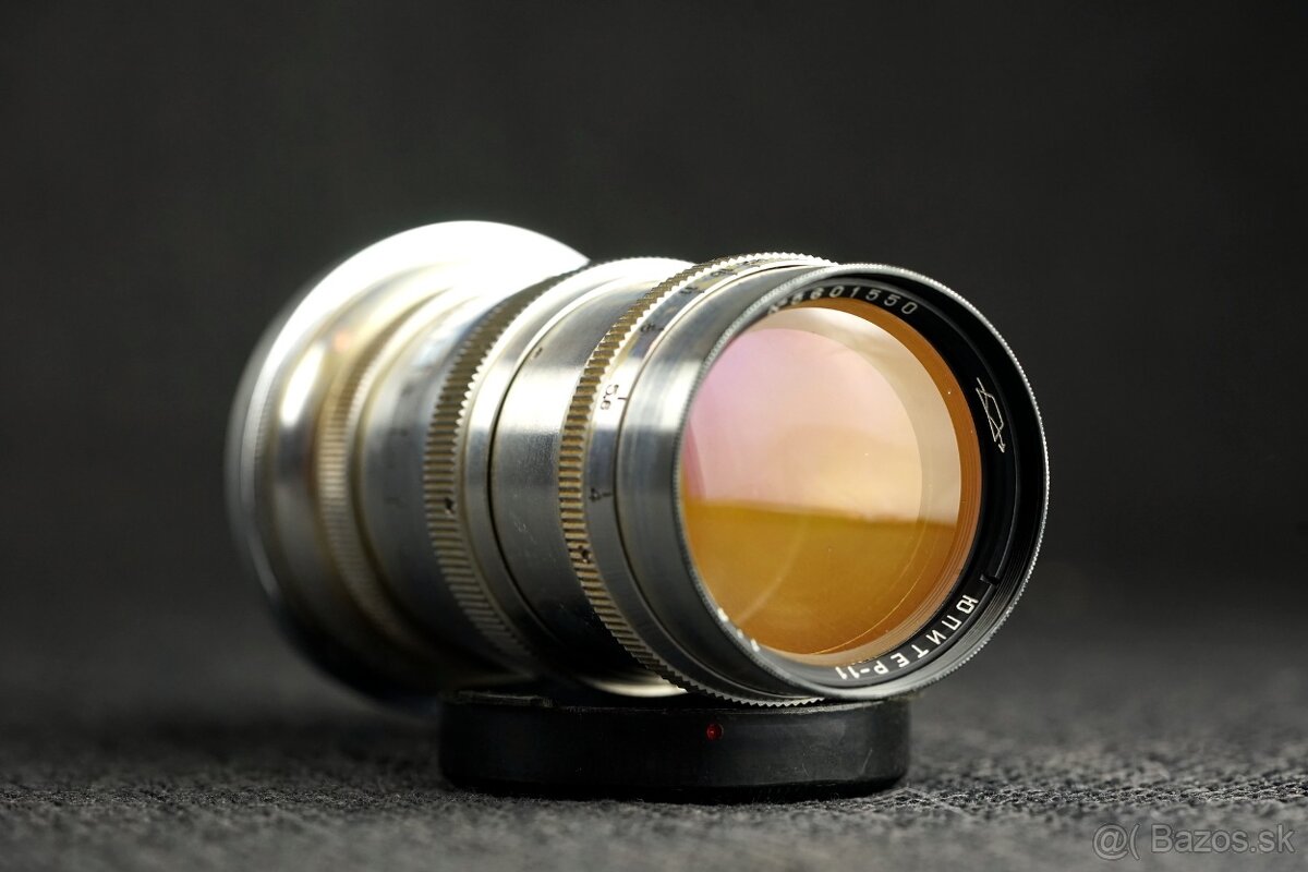 KMZ Jupiter 135mm f4 silver slim Contax