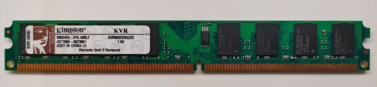 KINGSTON RAM KVR800D2N5/2G 2GB