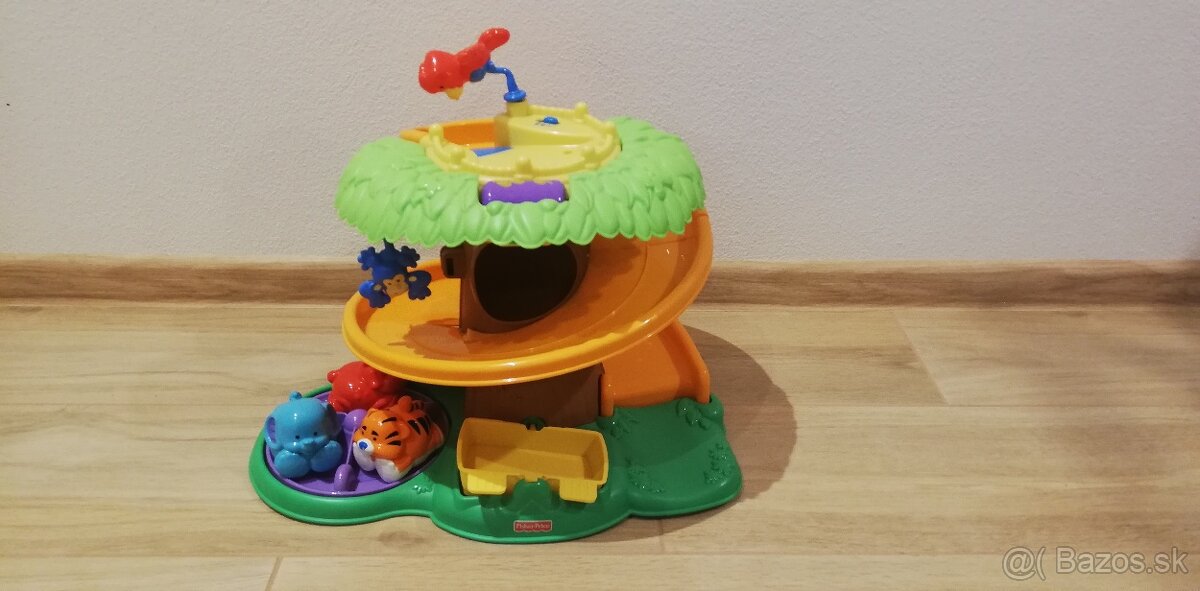 Fisher Price Dzungla Strom 3 Zvieratka Smykalka KolotocZvuky