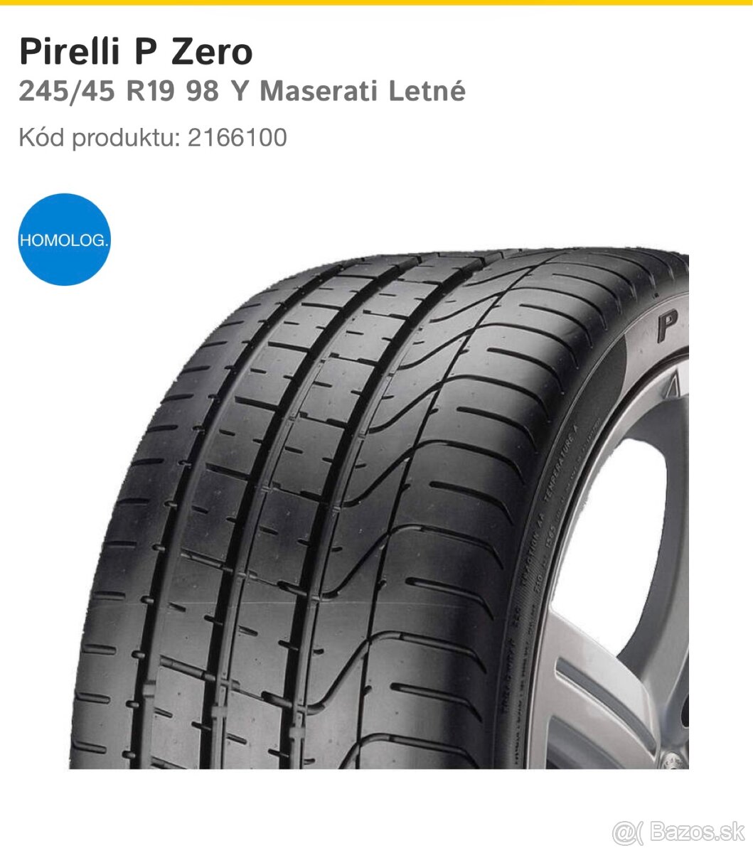 pirelli p zero 245/45 r19