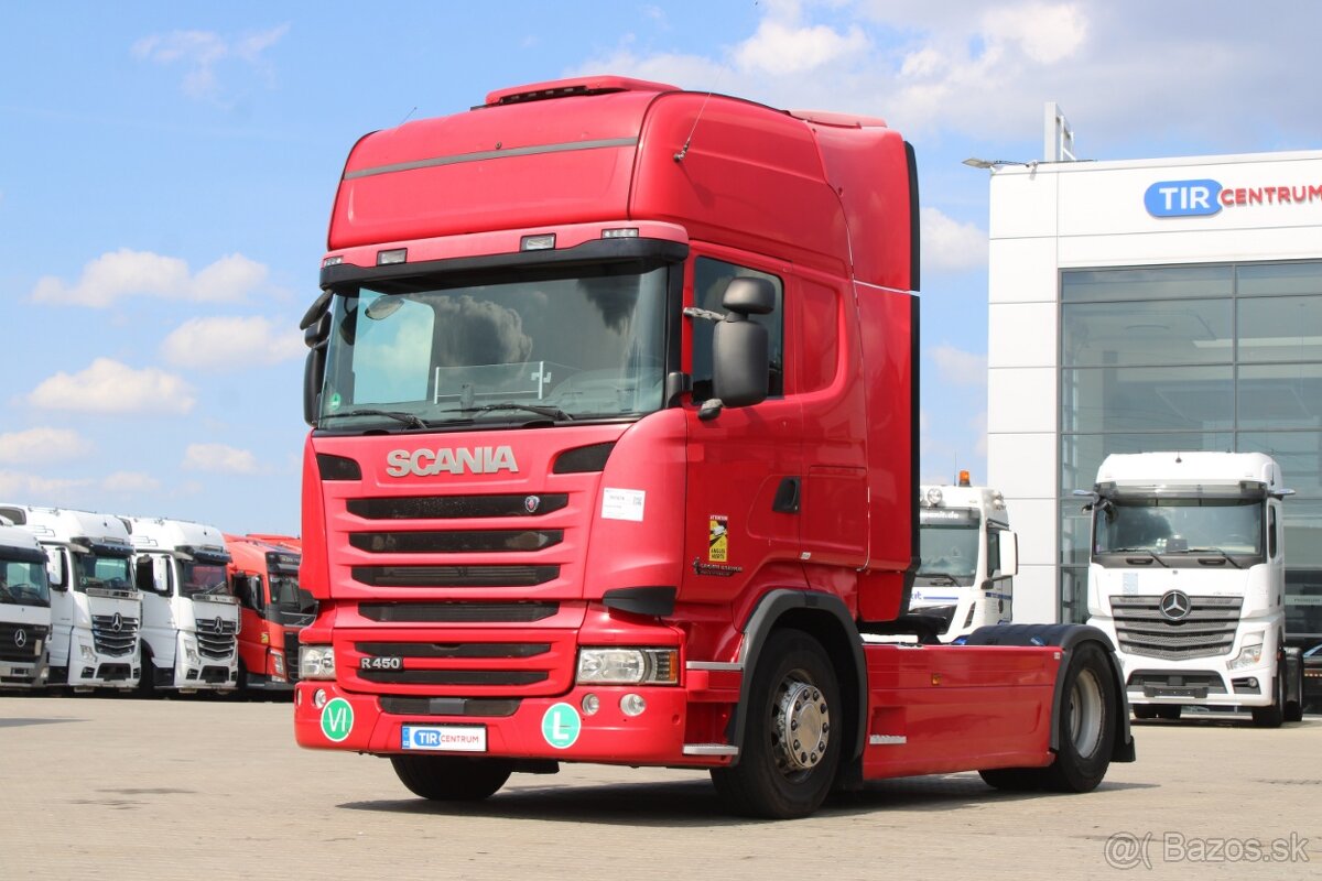 SCANIA R450, EURO 6, NEZÁVISLÁ KLIMATIZACE, RETARDER