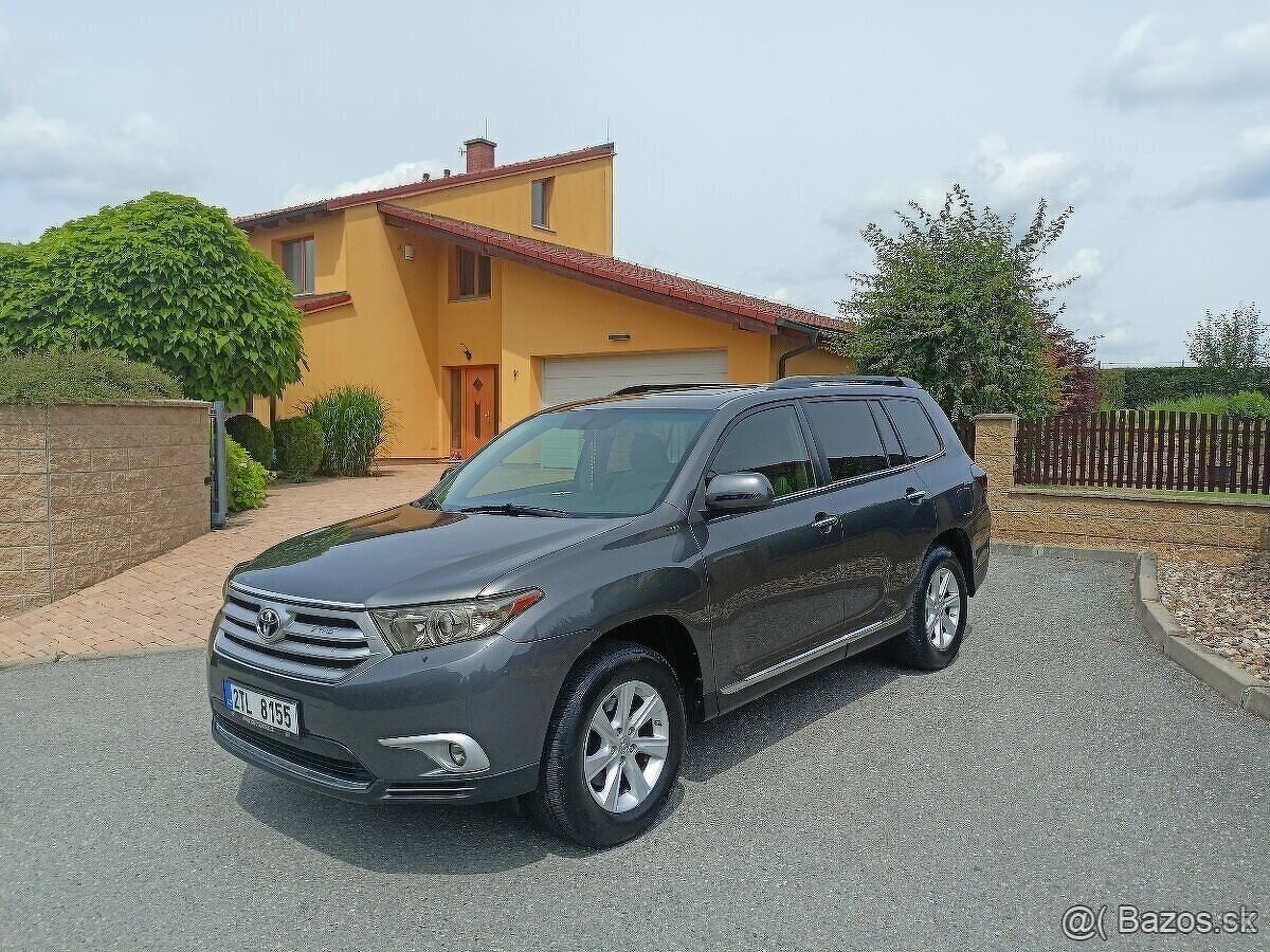 Toyota Highlander 3,5 V6 2011, 7 míst 4x4, nové LPG BRC