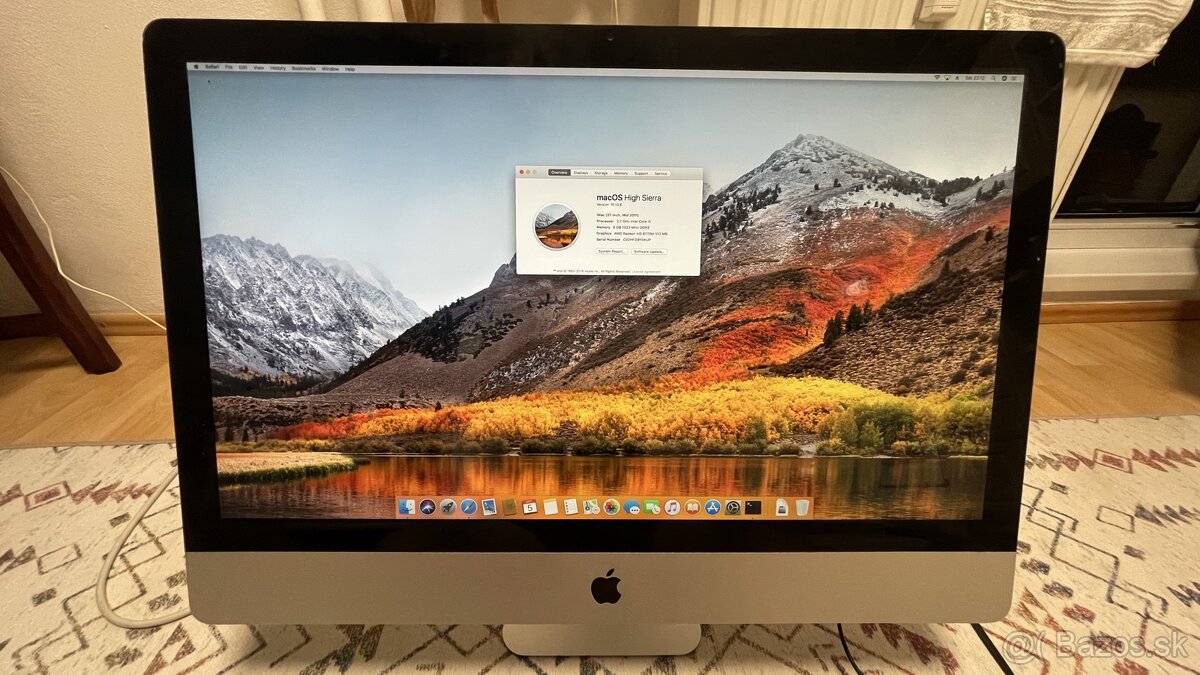 iMac 27” i5 8gb ram 1Tb hdd 2011