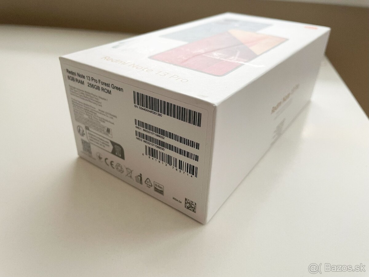 NEROZBALENÝ Xiaomi Redmi Note 13 Pro 8/256GB