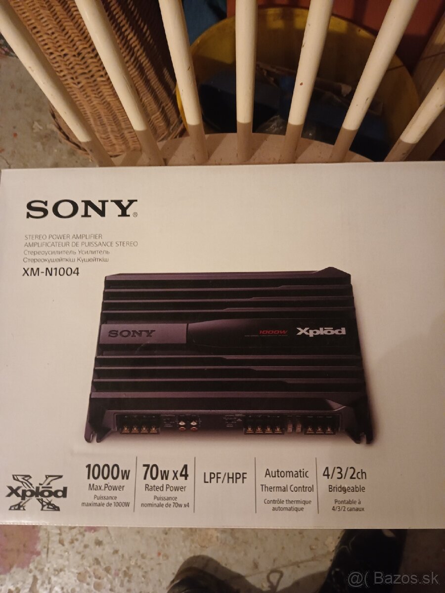 Zosilovač sony