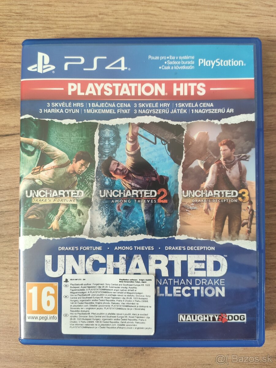 UNCHARTED COLLECTION PS4