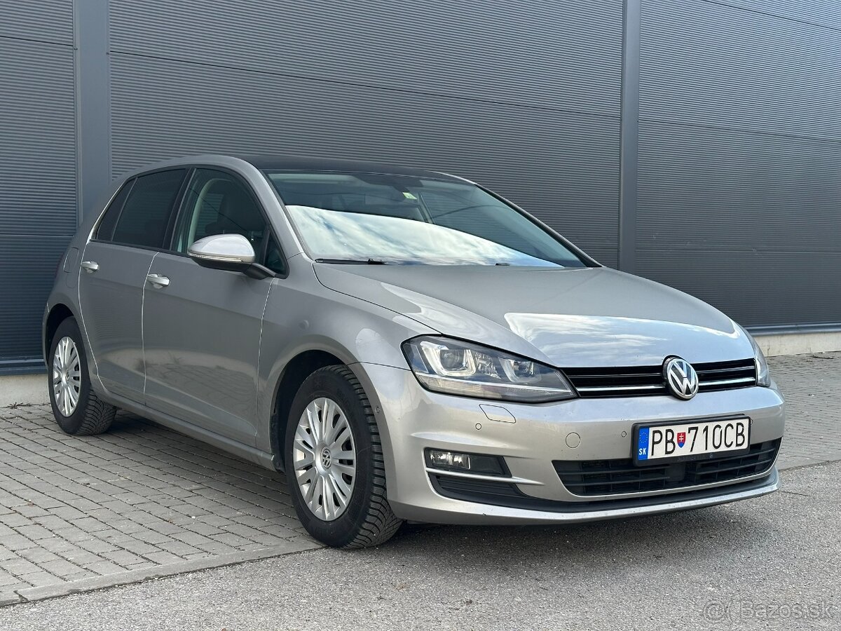 VW Golf 7 2014, 1. majiteľ, TDI 77kW, 189 tisíc, xenón, pano