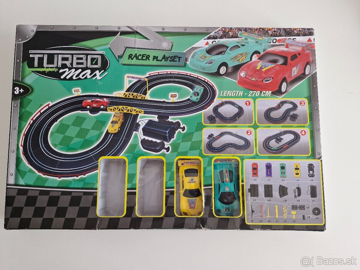 Autodráha Turbo max Racer Playset