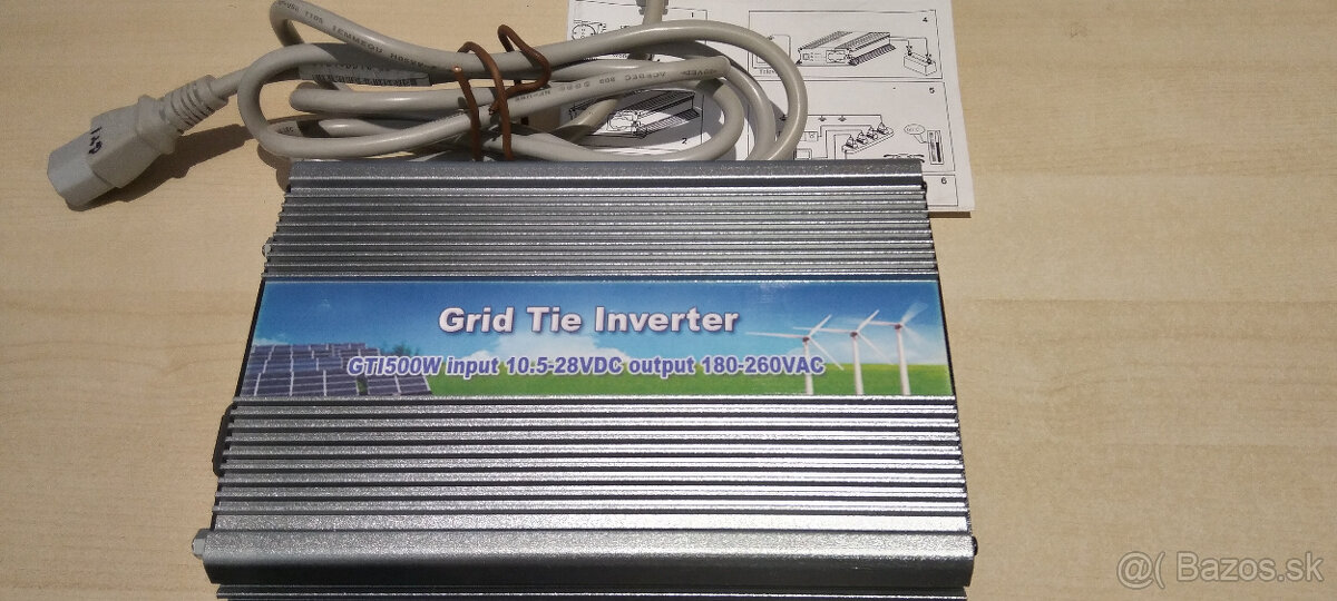 Solarny Inverter GTI 500W.