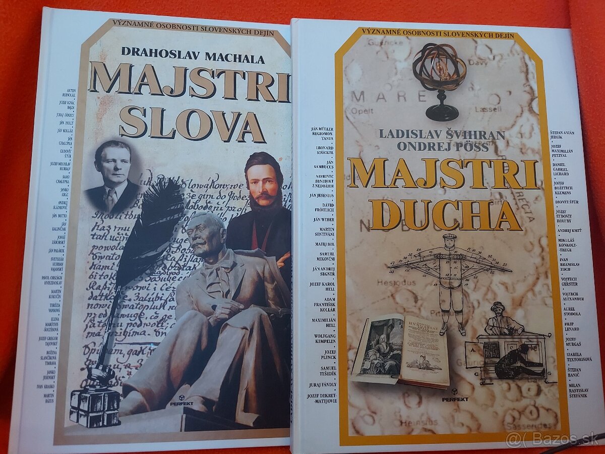 Do školy:Náučné knihy:Majstri slova a Majstri ducha