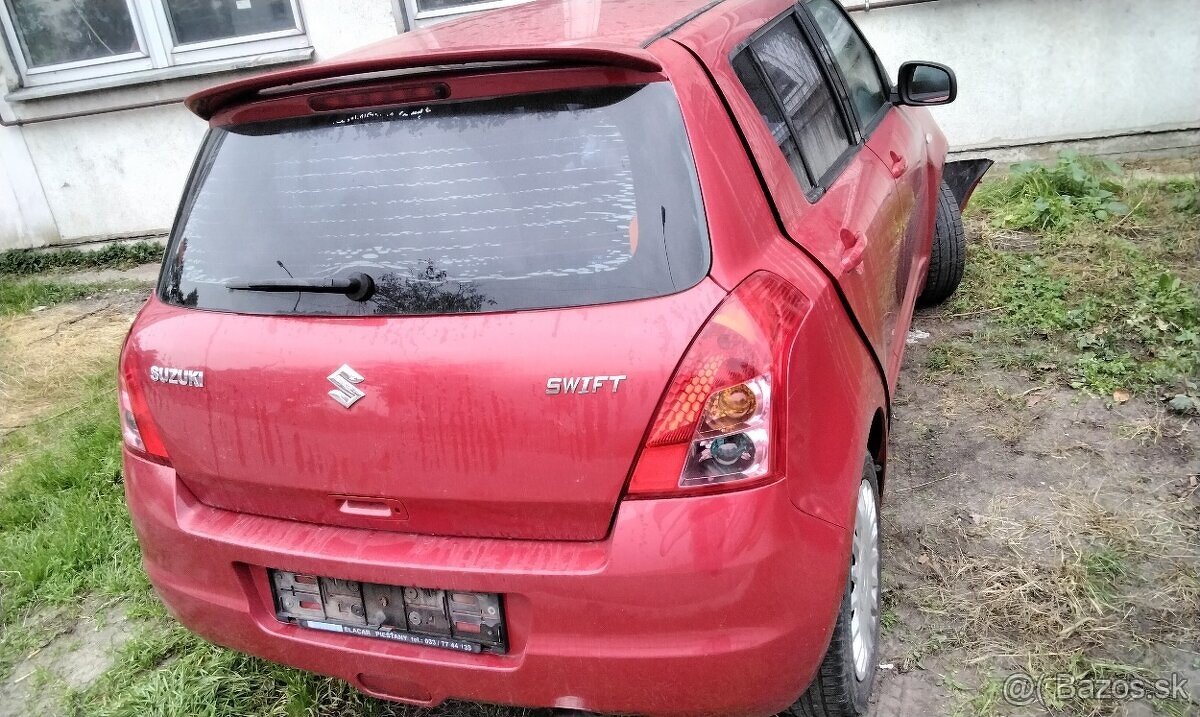 Suzuki Swift 1.5 2008 predám MOTOR M15A, DVERE, PREVODOVKA