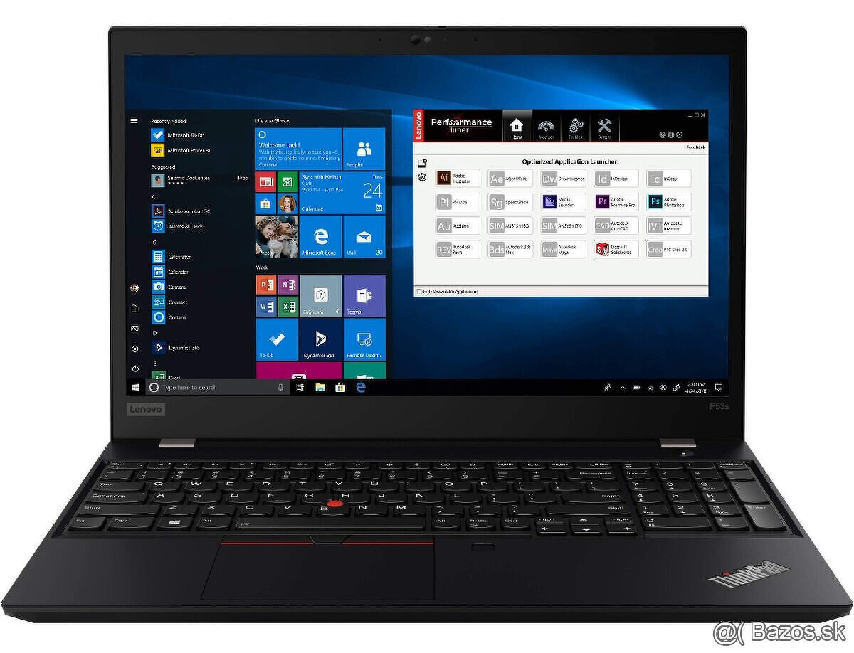 Lenovo ThinkPad P53s, Intel Core i7, 16GB RAM,SSD 256GB,15,6