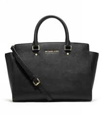 MICHAEL KORS SELMA SAFIANO MEDIUM BLACK takmer nova kabelka