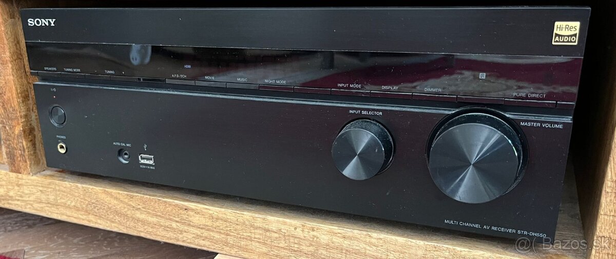 Predam SONY AV RECEIVER STR-DH550 + 5 sat repro