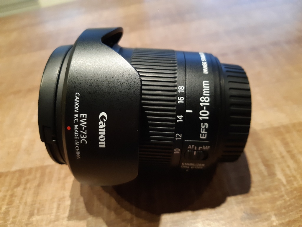 Canon EFS 10-18mm f/4,5-5,6 IS STM