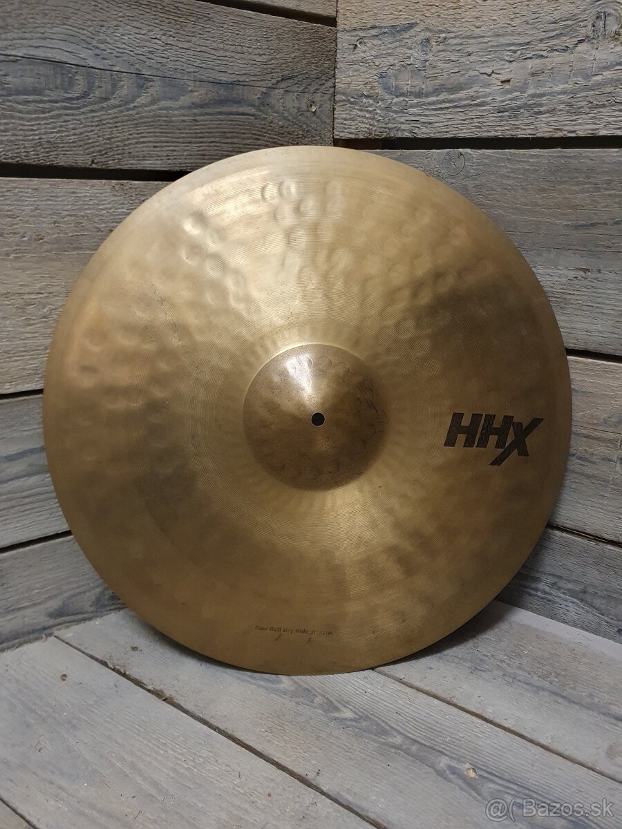 dry ride 21" Sabian HHX raw bell