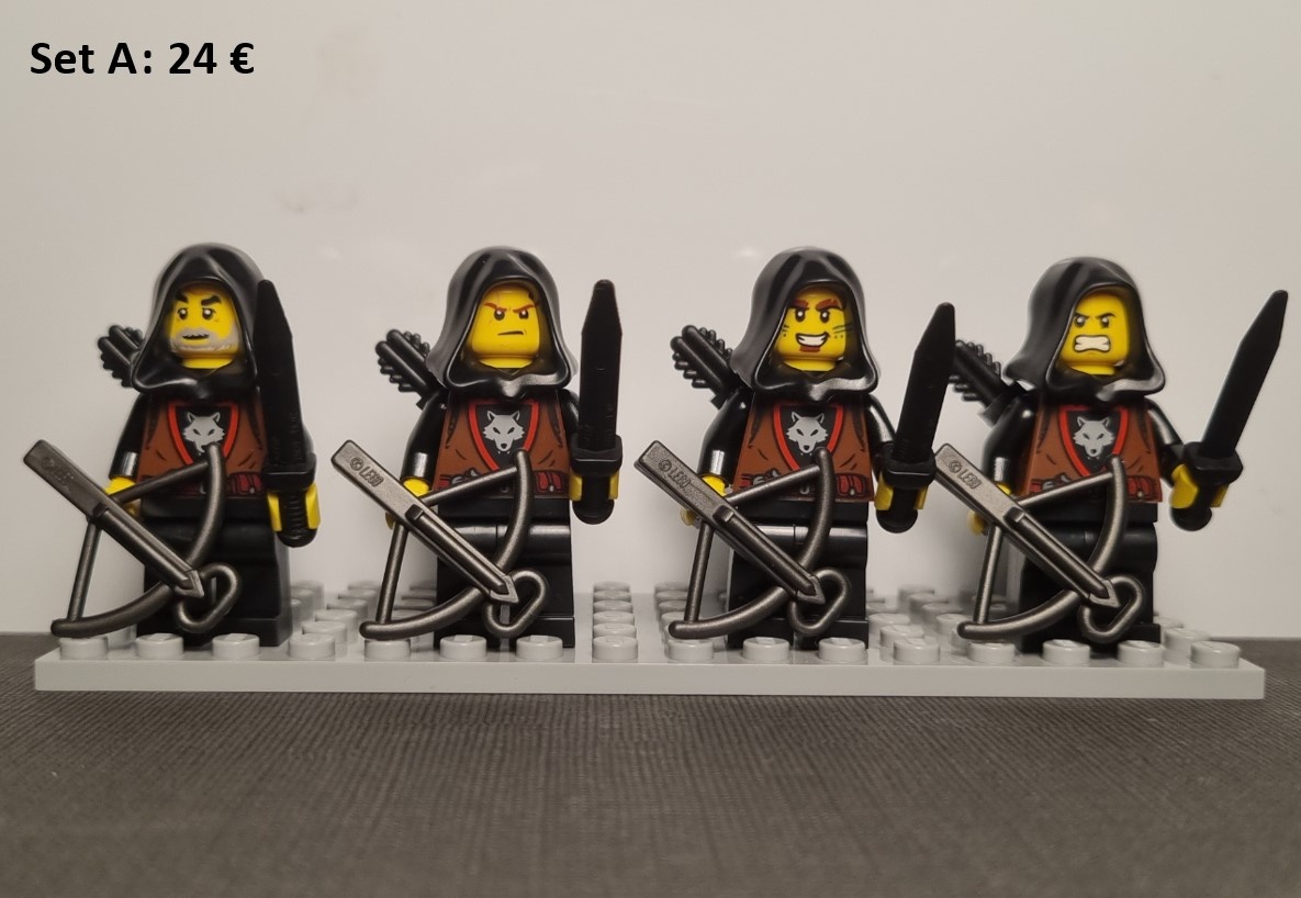 LEGO WOLFPACK minifigúrky