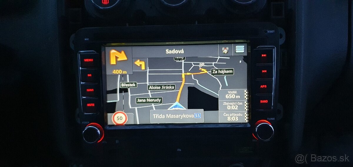 Autoradio wifi,Gps navigace,USB vw,škoda