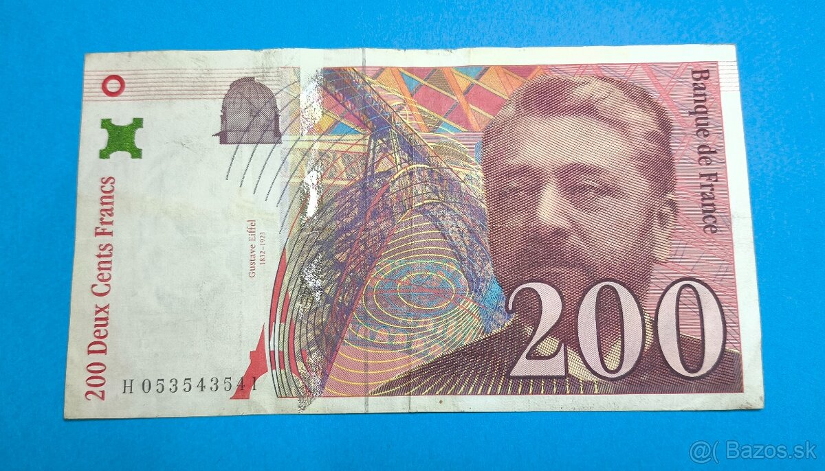 Bankovka FRANCIE - 200 Francs 1997