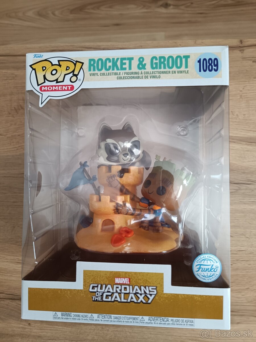 Funko pop Guardians of the Galaxy - Rocket & Groot Beach Day