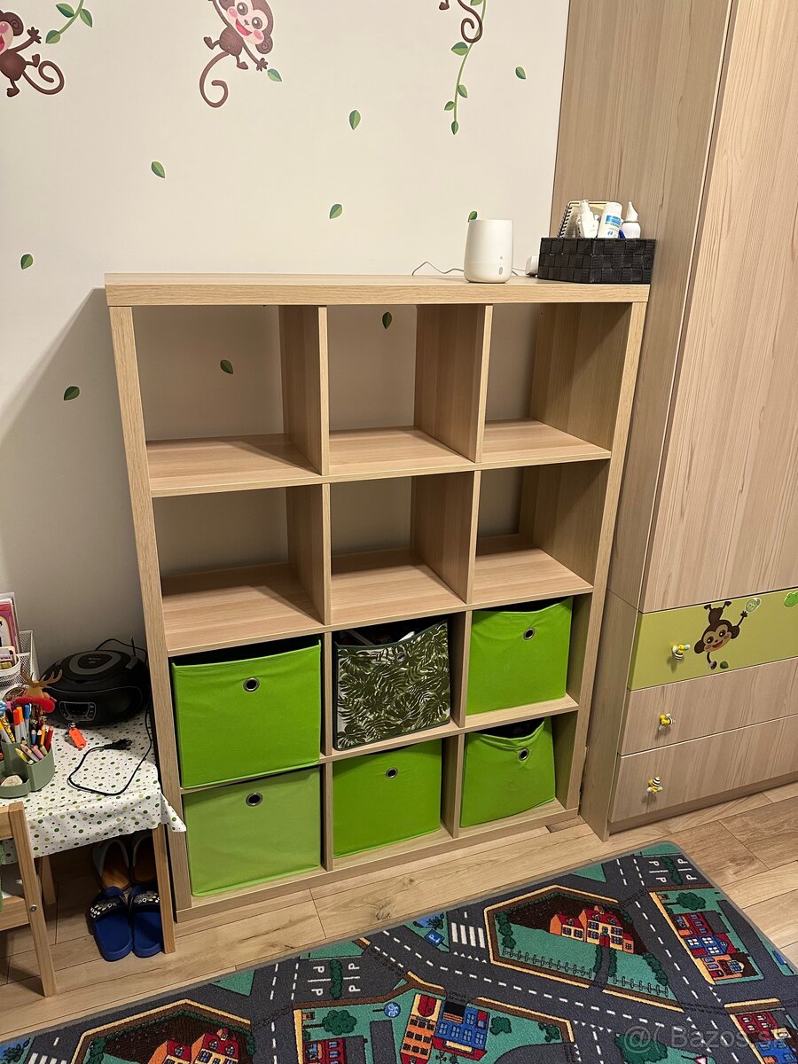 IKEA KALLAX 3x4 morený dub