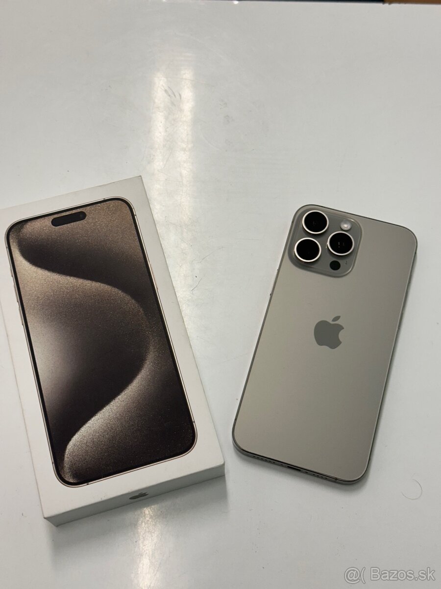 iPhone 15 Pro Max Natural Titanium