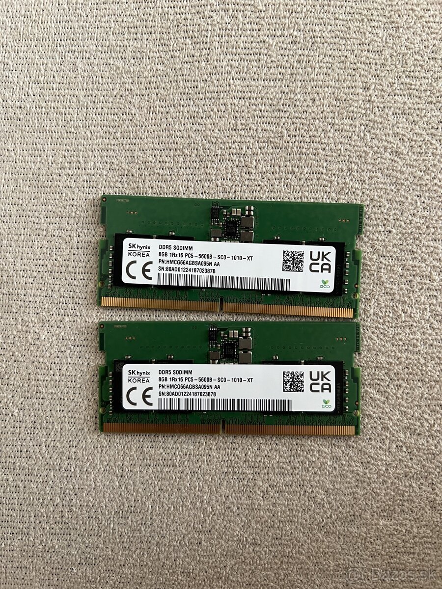 RAM do notebooku DDR5