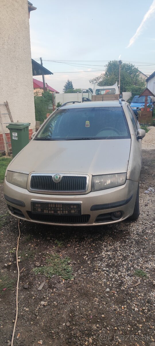 Rozpredám Škodu Fabia 1.2 htp LPG 47kw