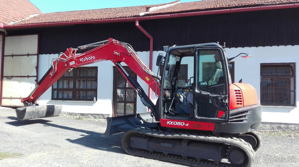 Prodám minibagr Kubota KX 080-4