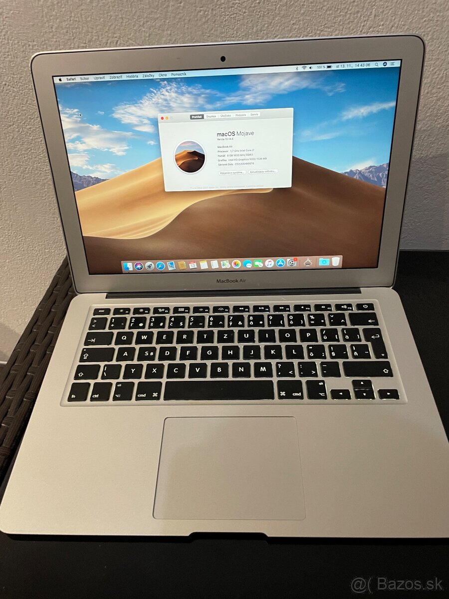 MacBook Air 2015 13” 512GB SSD,i7