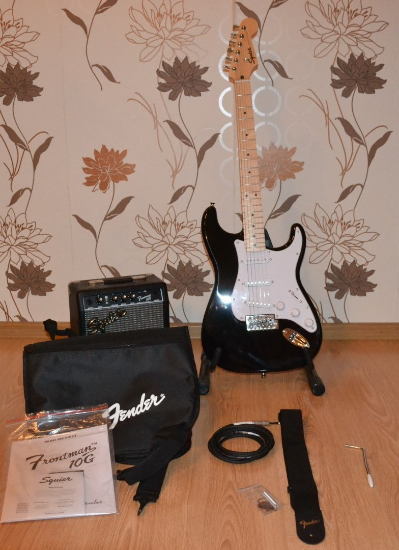 Fender Squier elektrická gitara - set