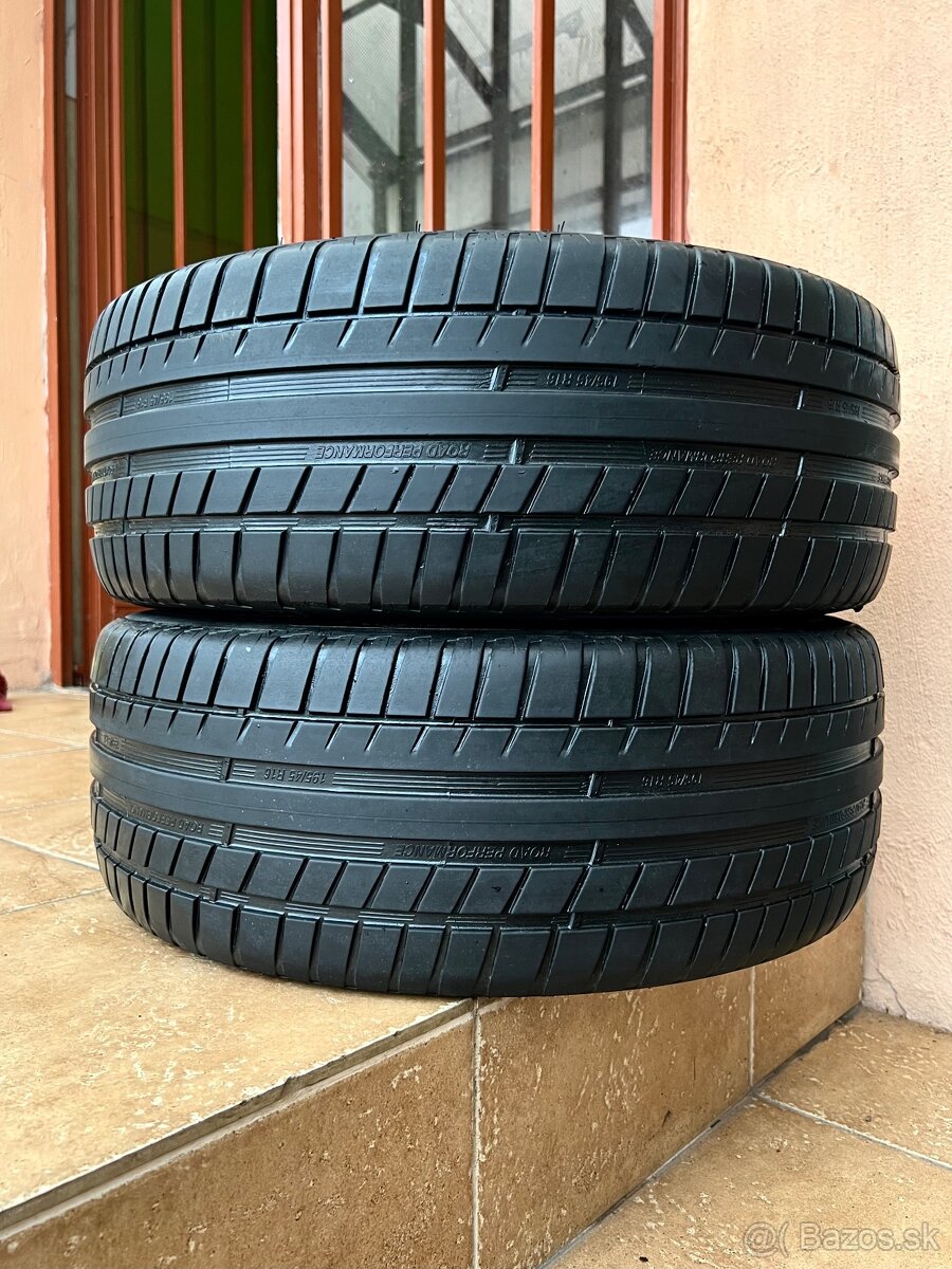 195/45 R16 Letné pneumatiky – 2 kusy