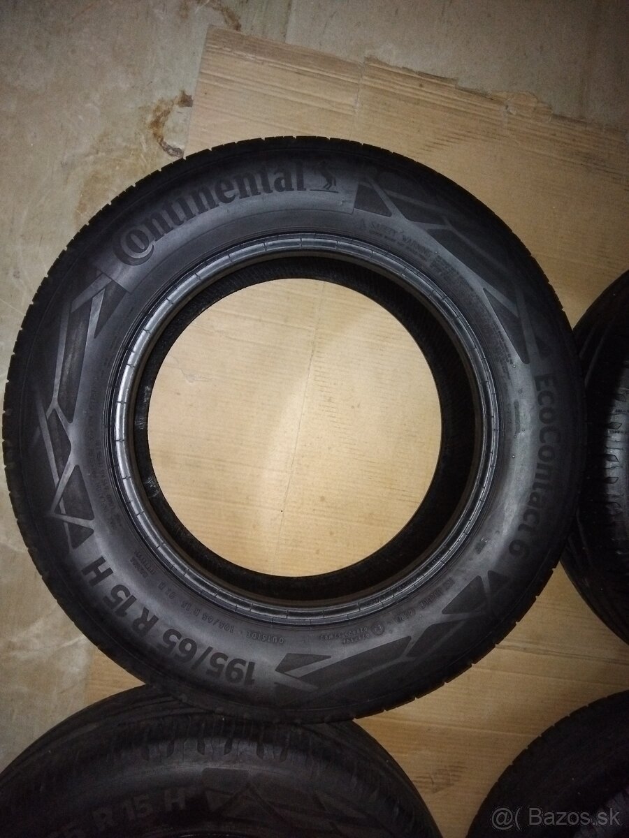 Letné pneumatiky 195/65 R15 91H CONTINENTAL