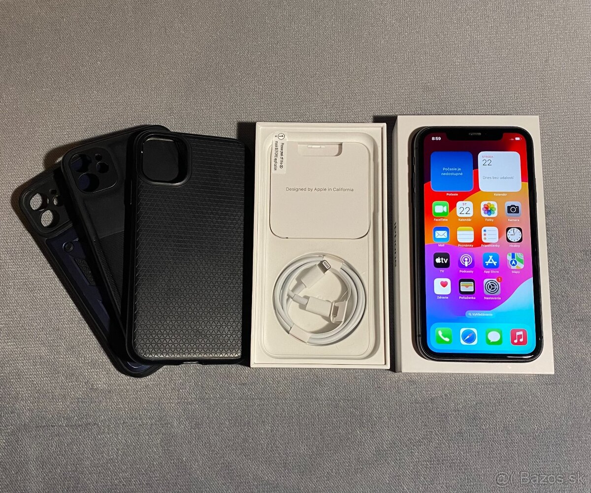 Iphone 11 64GB black, výborný stav