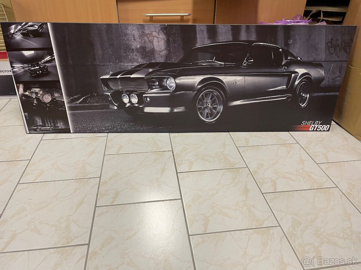 Predám 3x obrazy Shelby GT 500 bez poškodenia