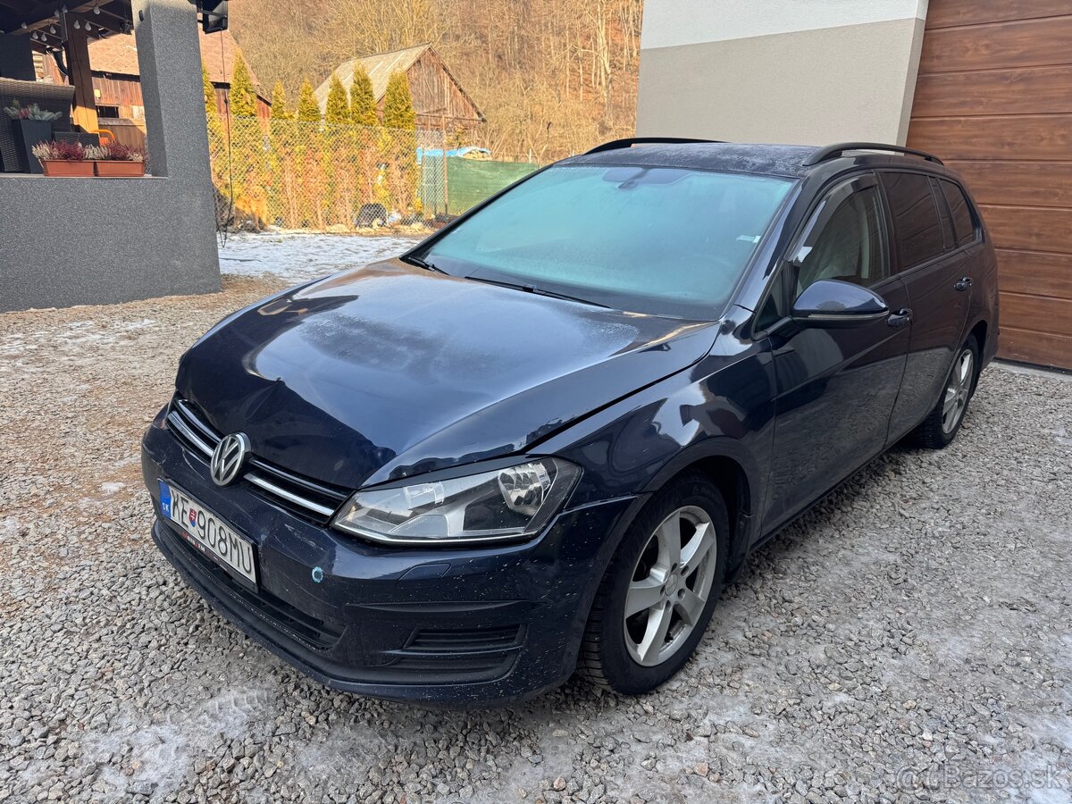 Volkswagen Golf 7 1.6tdi 81kw 2016 PLNE POJAZDNÉ