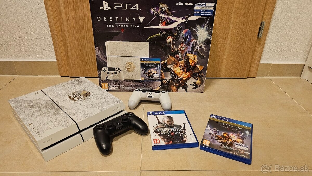 PlayStation 4 500GB - White - Limited edition Destiny 2