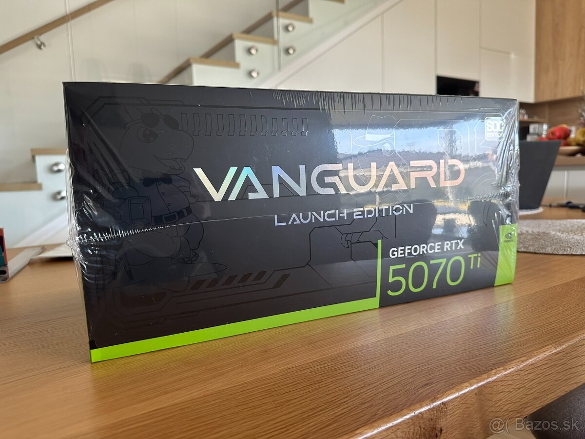 MSI RTX 5070 Ti 16G VANGUARD SOC LAUNCH EDITION