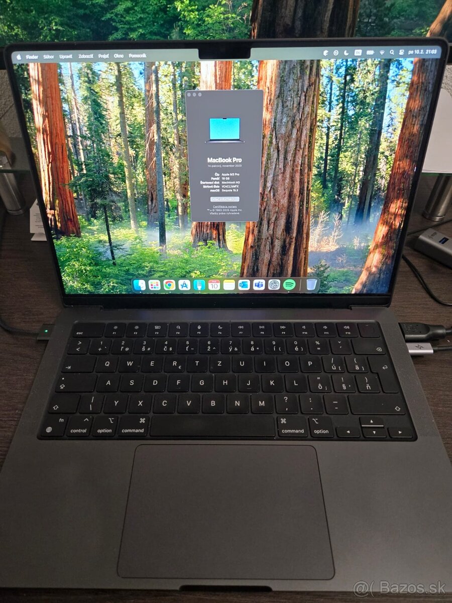 Macbook pro 14" M3 PRO 18GB 512GB