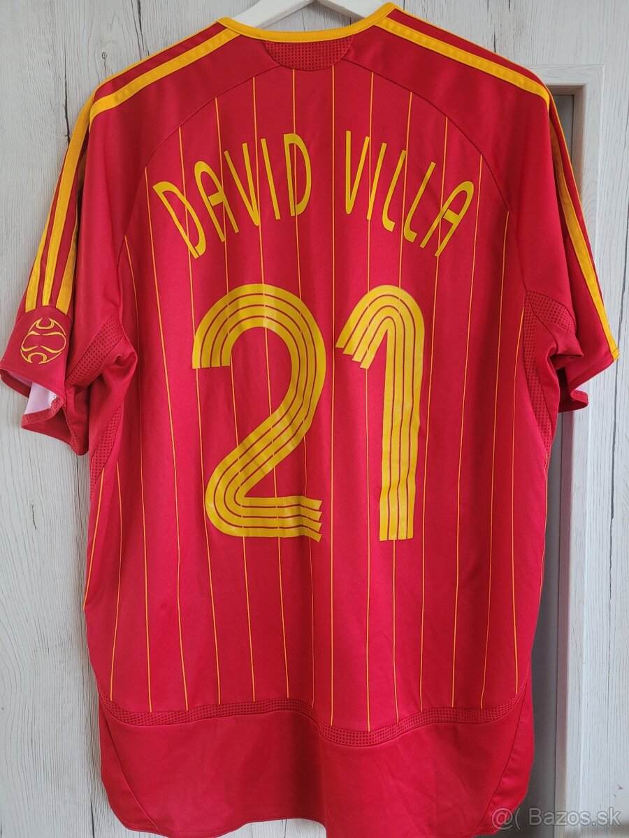 David Villa Španielsko futbalový dres