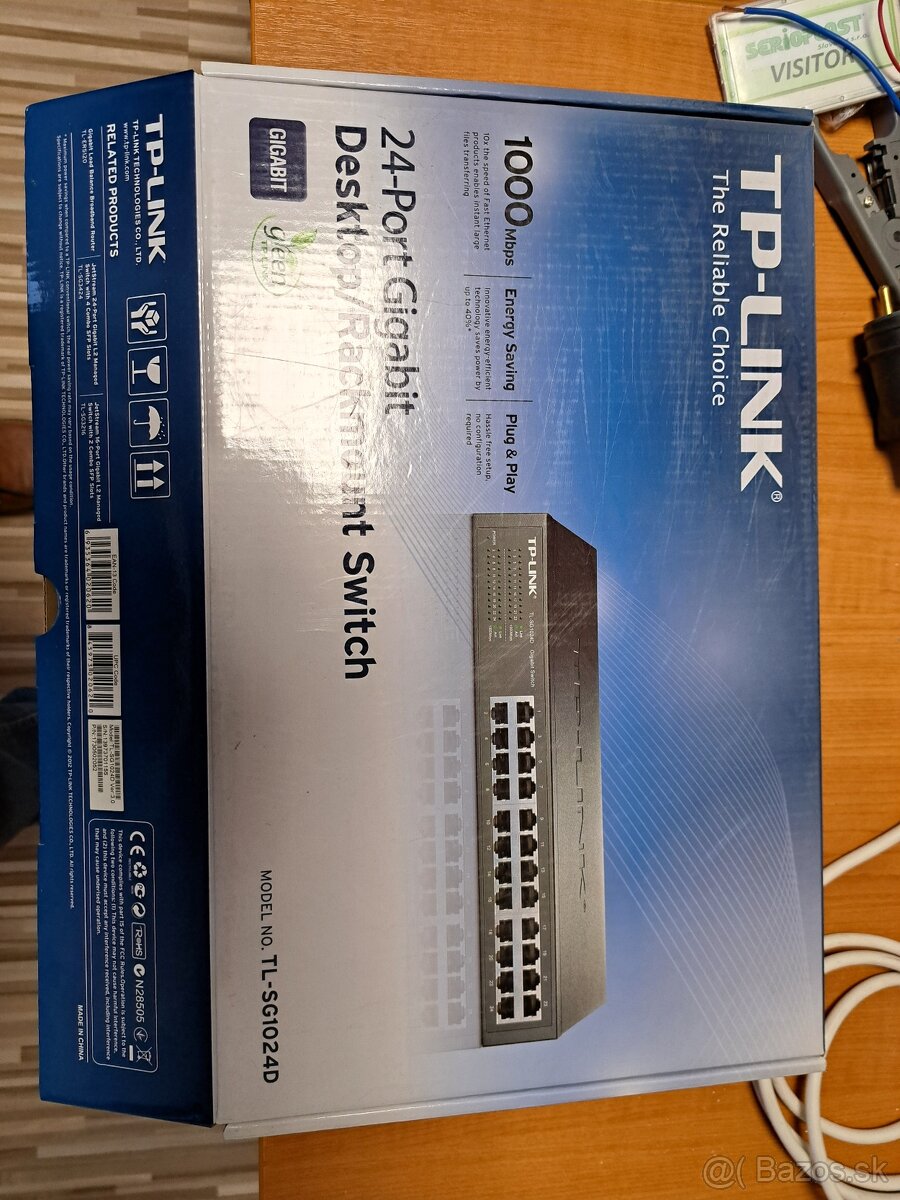 SWITCH TP-LINK TL-SG1024 Switch 24-Port