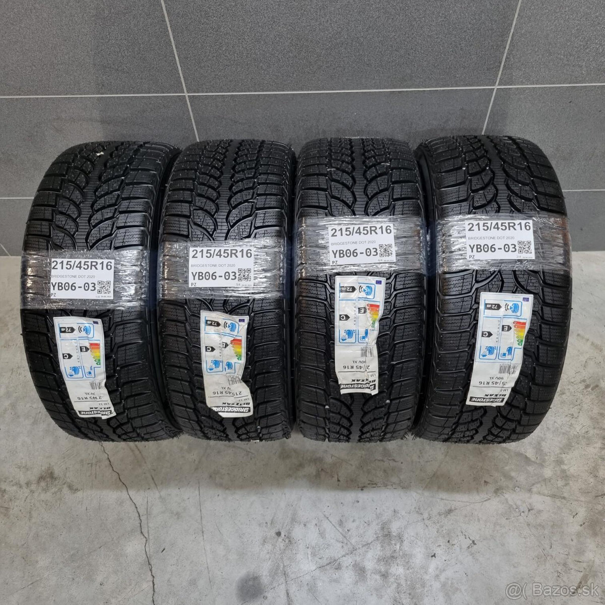 Zimné pneumatiky 215/45 R16 BRIDGESTONE DOT2020