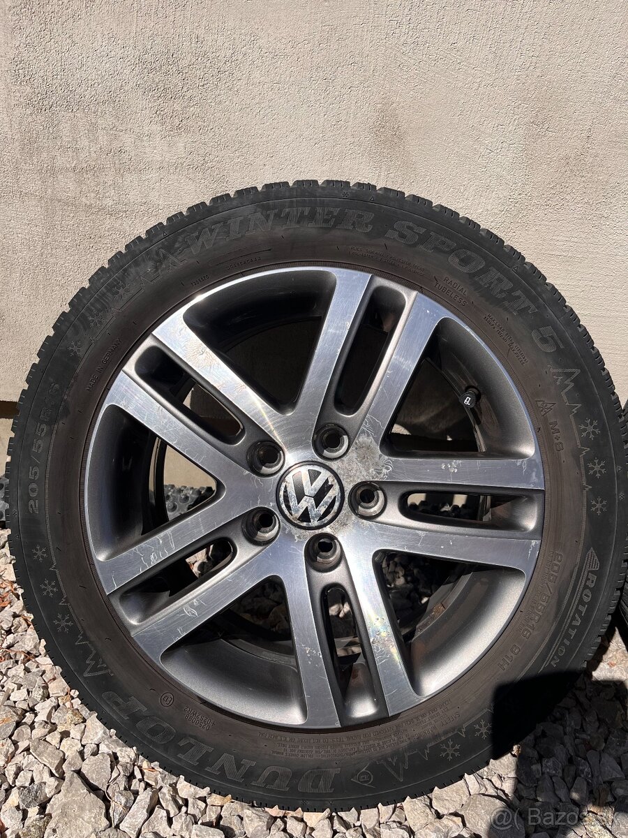 Predám 5x112 R16 elektróny originál  RONAL Volkswagen Golf