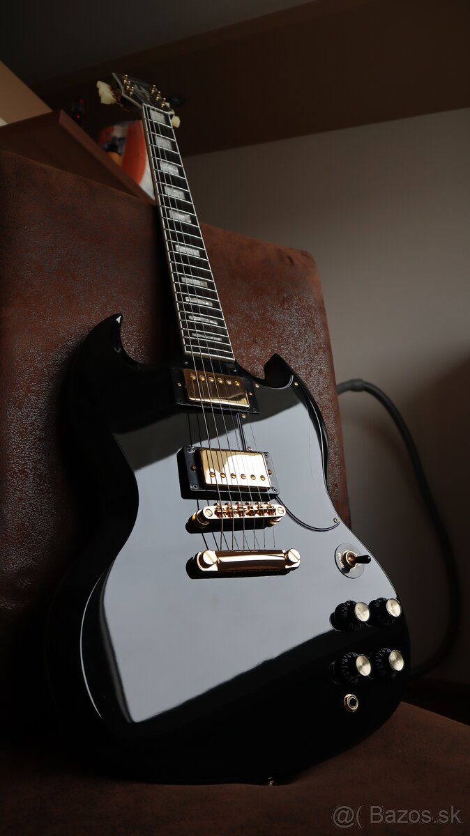 Epiphone SG Custom Ebony PLEK'ed