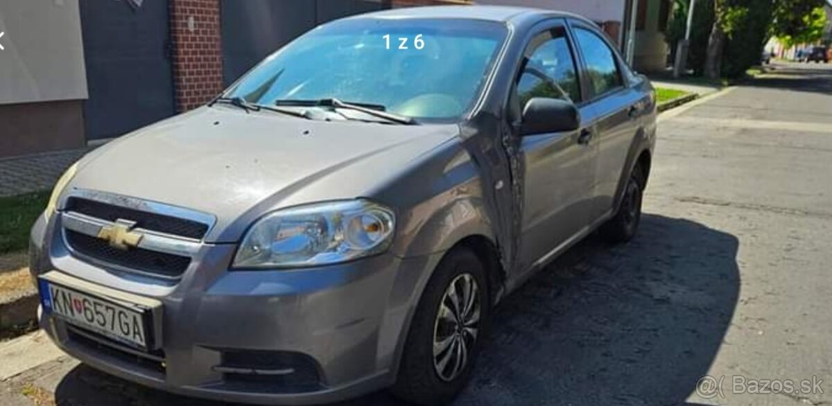 Predám Chevrolet Aveo 1.2 Benzin 53 Kw 4 Valec Nová STK EK