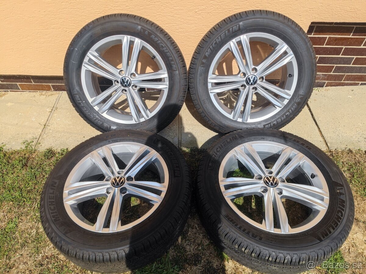 VW Tiguan 5x112 R18 letná alu sada - demont